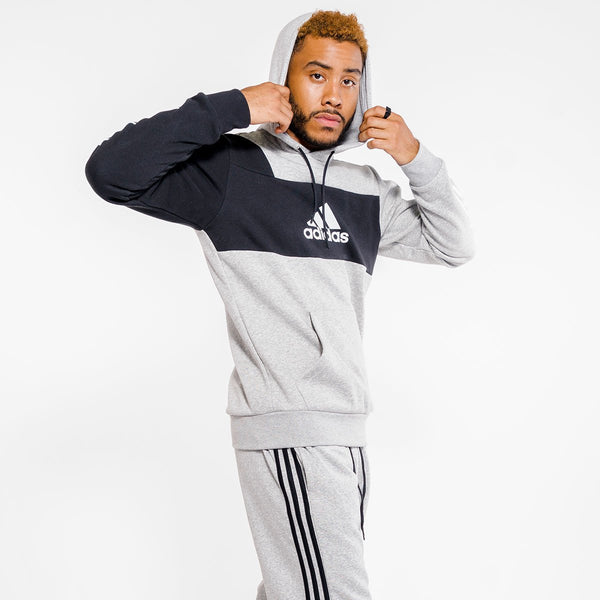 [DX7726] Mens Adidas Sport ID 3 Stripe Pullover Hoodie