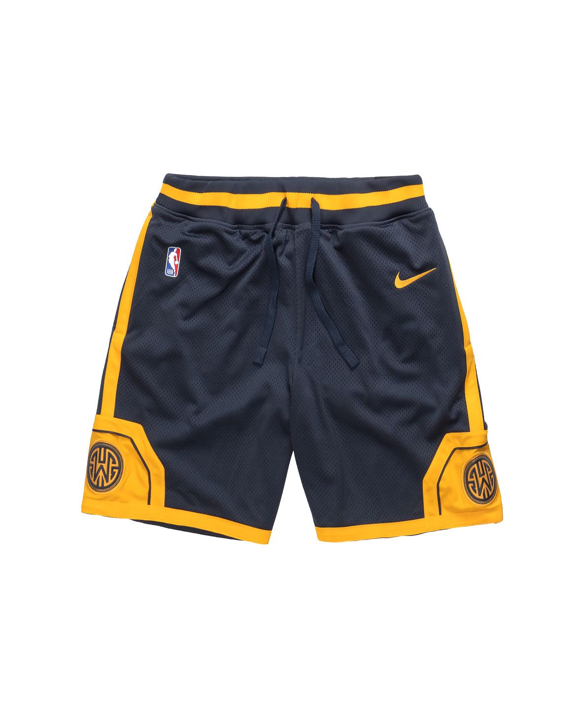 [930679-471] Mens Nike NBA Golden State Warriors Courtside Shorts