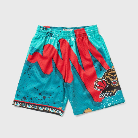 Mens Mitchell & Ness NBA HYPER HOOPS SWINGMAN SHORTS - VANCOUVER GRIZZLIES 1998