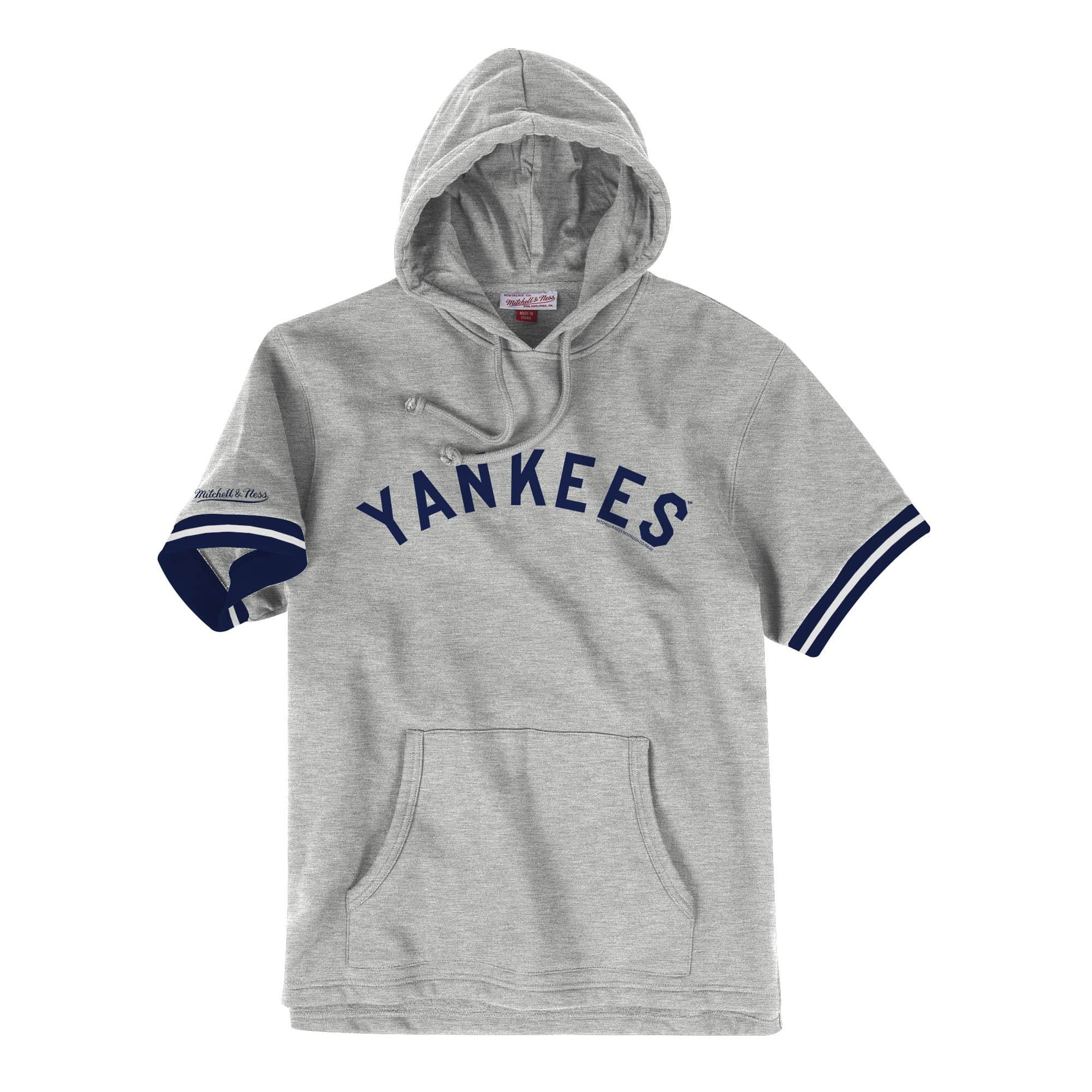 Yankees short sleeve discount hoodie