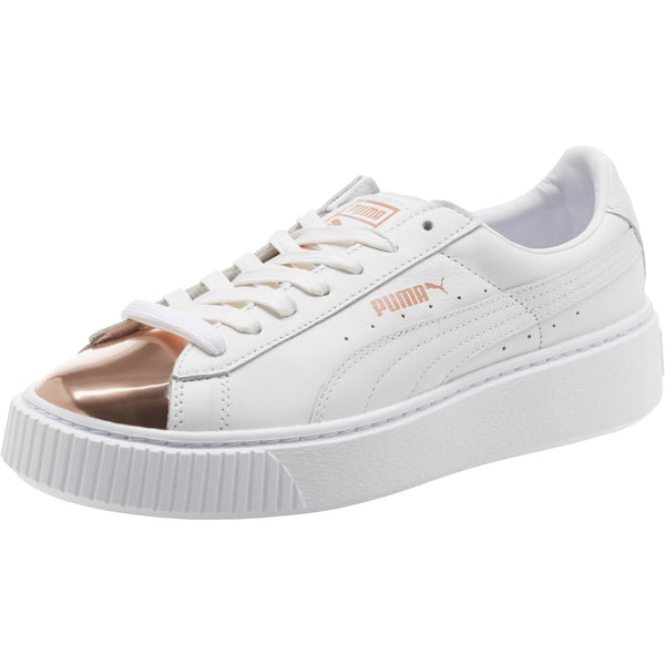 [366169-03] Womens Basket Platform Metallic