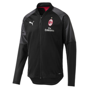 [754864-01] Mens AC Milan Stadium Poly Jacket W/ Sponsor