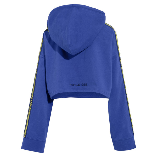 [577440-02] Womens Puma x Fenty by Rihanna Hooded Longsleeve Cropped Sweatshirt