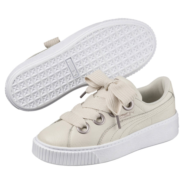 [366460-02] Womens Platform Kiss Leather