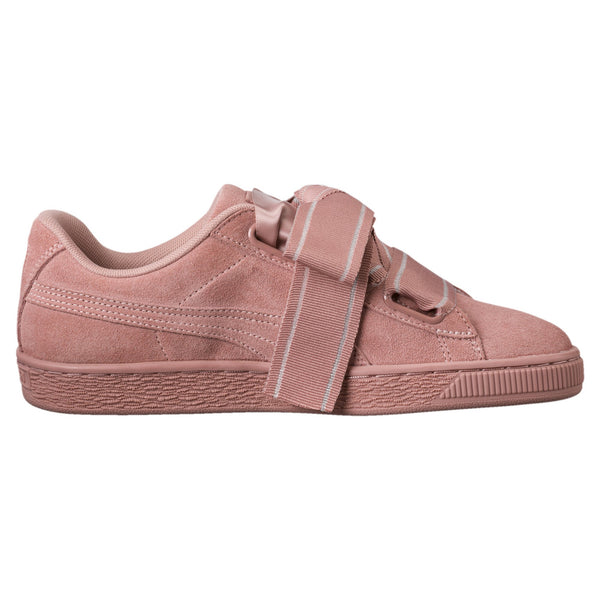 [364084-03] Womens Suede Heart Satin Ii