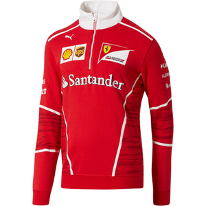 [762186-01] Mens Ferrari SF Team Half Zip Fleece