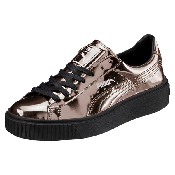 [362339-03] Womens Basket Platform Metallic