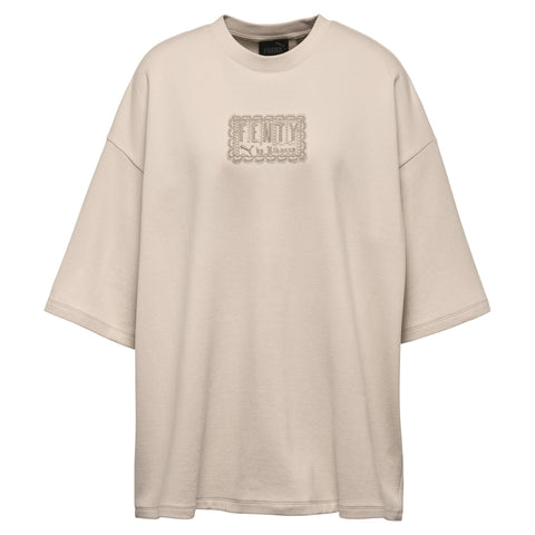 [574751-01] Womens Puma x Fenty by Rihanna Oversized Crew Neck T-Shirt