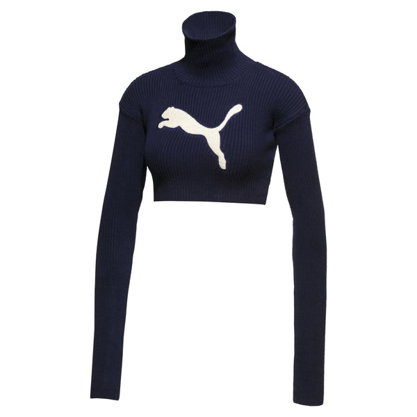 [576053-02] Womens Puma x Fenty by Rihanna Longsleeve Loose Turtleneck Sweater