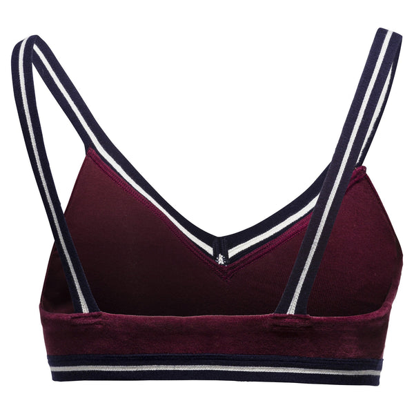 [575736-01] Womens Puma x Fenty by Rihanna V-Neck Velour Crop Top