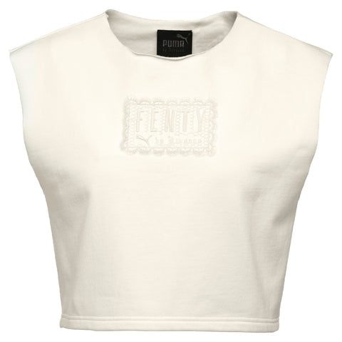 [574749-01] Womens Puma x Fenty by Rihanna SleeveleShortsleeve Cropped Crew Neck