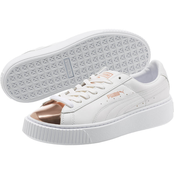 [366169-03] Womens Basket Platform Metallic