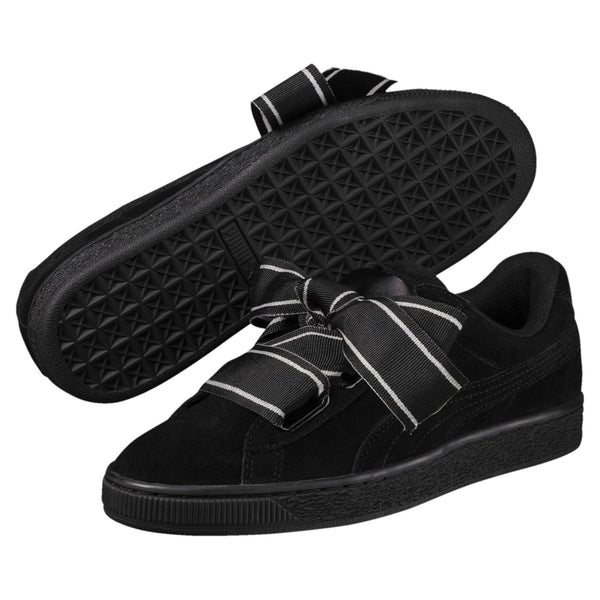 [364084-01] Womens Suede Heart Satin Ii