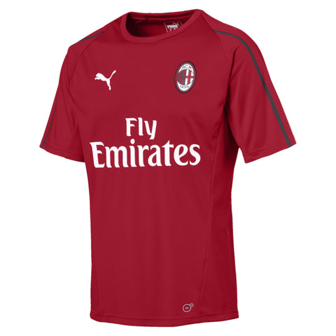 [754459-02] Mens AC Milan Training Jersey W/ Sponsor
