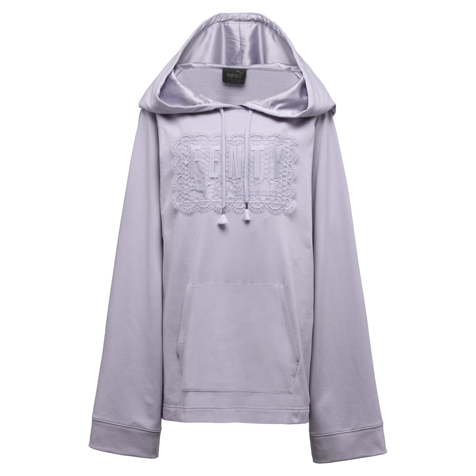 [574692-02] Womens Puma x Fenty by Rihanna Fleece Off Shoulder Hoodie