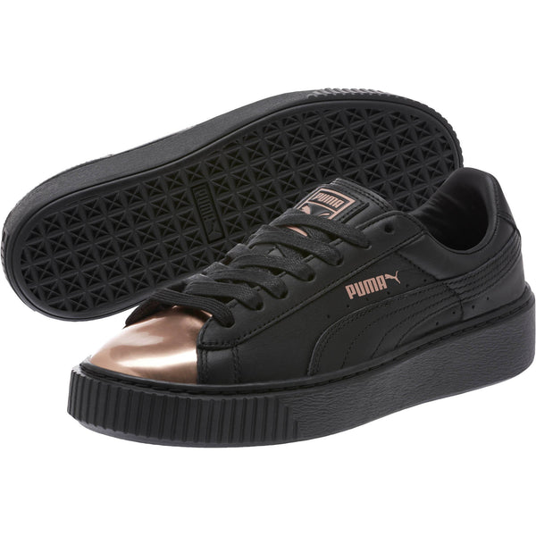 [366169-02] Womens Basket Platform Metallic
