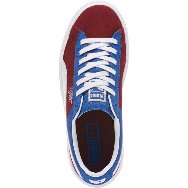 [365709-01] Womens Basket Platform Color Blocked