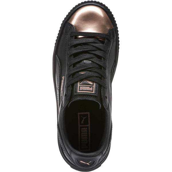 [366169-02] Womens Basket Platform Metallic