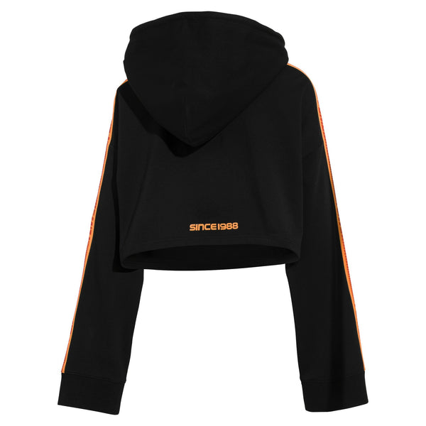 [577440-01] Womens Puma x Fenty by Rihanna Hooded Longsleeve Cropped Sweatshirt