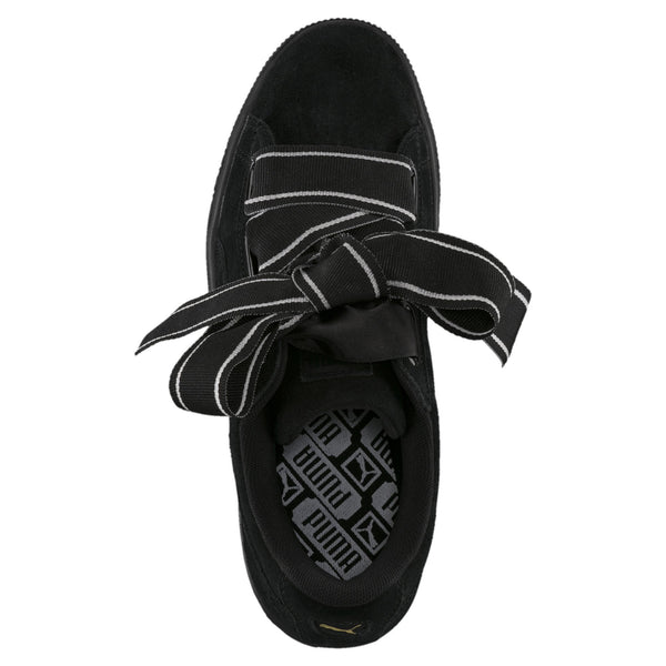 [364084-01] Womens Suede Heart Satin Ii