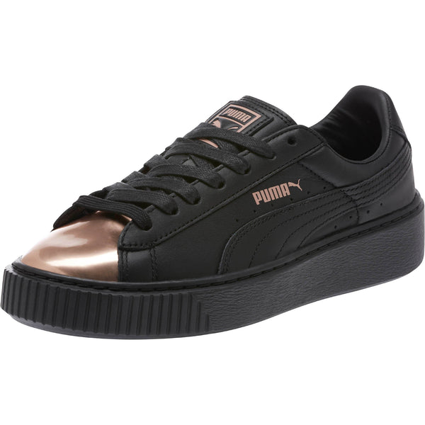 [366169-02] Womens Basket Platform Metallic
