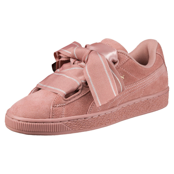 [364084-03] Womens Suede Heart Satin Ii