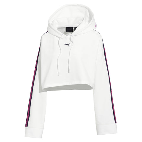 [577440-03] Womens Puma x Fenty by Rihanna Hooded Longsleeve Cropped Sweatshirt