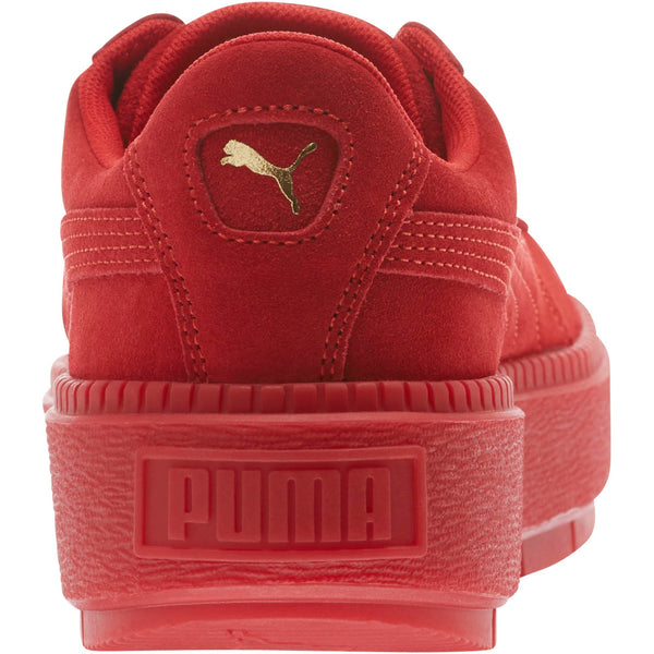 [367045-01] Womens Suede Platform Trace Vd