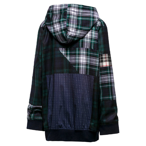 [575841-01] Womens Puma x Fenty by Rihanna Plaid Patched Hood Pullover