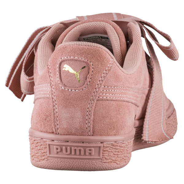 [364084-03] Womens Suede Heart Satin Ii