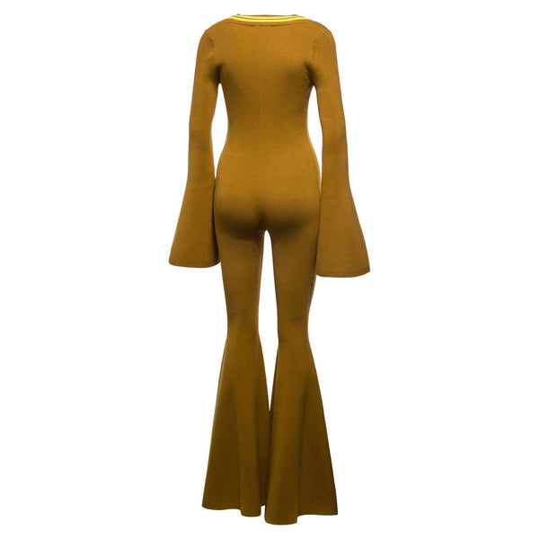 [575743-01] Womens Puma x Fenty by Rihanna Deep V Sweater Knit Onepiece