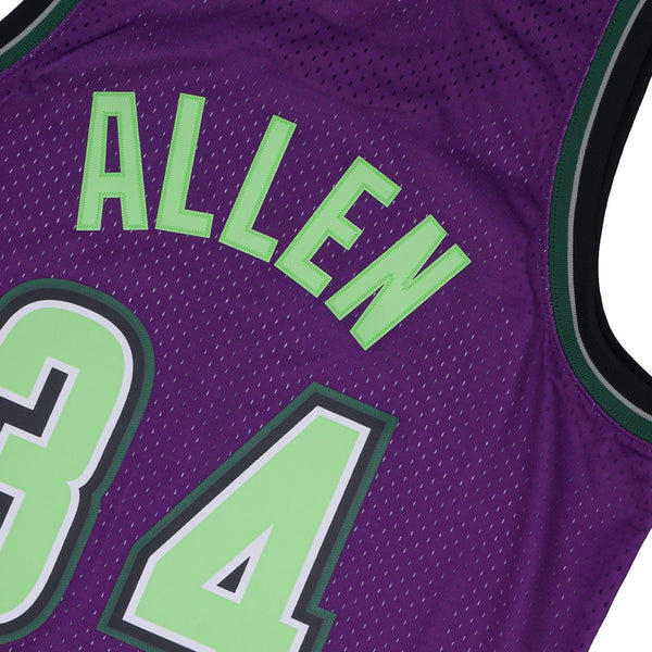 Mens Mitchell & Ness NBA Reload Swingman Jersey Bucks 1996 Ray Allen