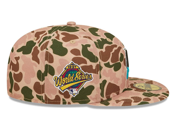 [60237945] MENS NEW ERA MLB MIAMI MARLINS 5950 DUCK CAMO WS97 FITTED - DUCK CAMO