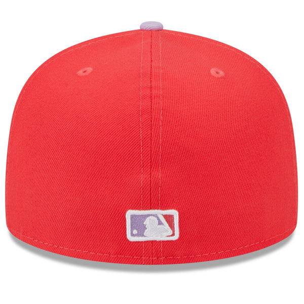 [60321703] Mens New Era MLB NY YANKEES 5950 FITTED 'COLOR PACK' - RED/LAVANDER