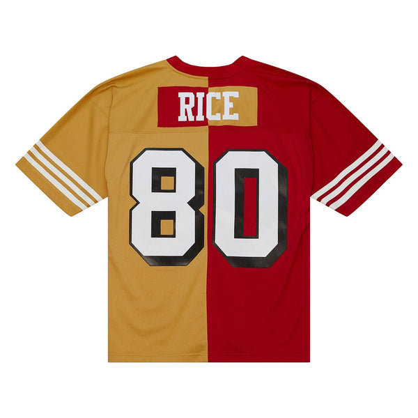 MITCHELL & NESS NFL SPLIT LEGACY JERSEY SAN FRANCISCO 49ERS 1994 JERRY RICE