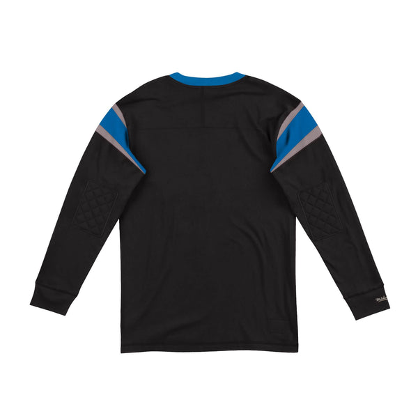 [LNSLDF18030-CPABLCK] Mens Mitchell & Ness NFL Team Inspired Longsleeve Panthers
