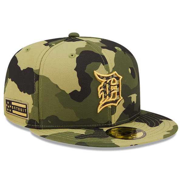 [60233734] Mens New Era MLB 2022 Detroit Tigers Armed Forces Date 5950