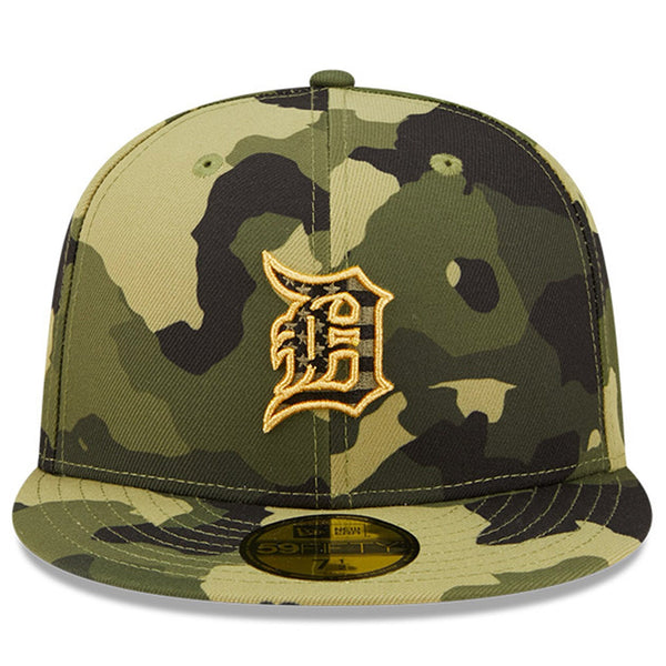 [60233734] Mens New Era MLB 2022 Detroit Tigers Armed Forces Date 5950