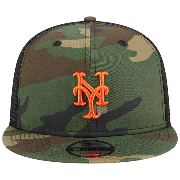 [60316823] Mens New Era MLB NY METS 950 SNAPBACK TRUCKER - CAMO WOODLAND/BLACK