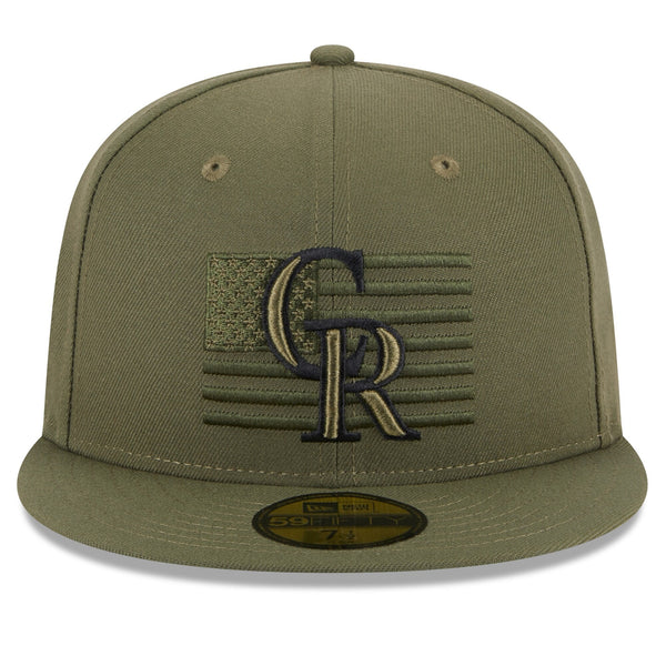 [60352755] Mens New Era MLB 5950 ARMED FORCES ON-FIELD FITTED - COLORADO ROCKIES
