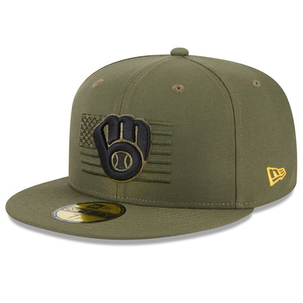 [60352775] Mens New Era MLB 5950 ARMED FORCES ON-FIELD - MILWAUKEE BREWERS