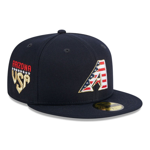 [60360507] MENS NEW ERA MLB ARIZONA DIAMONDBACKS 5950 JULY 4TH FITTED - NAVY