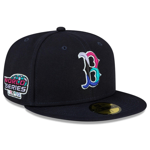 [60296500] MENS NEW ERA MLB BOSTON RED SOX 5950 POLAR LIGHTS WS 04 FITTED-NAVY