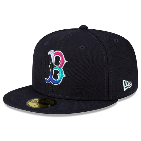 [60296500] MENS NEW ERA MLB BOSTON RED SOX 5950 POLAR LIGHTS WS 04 FITTED-NAVY