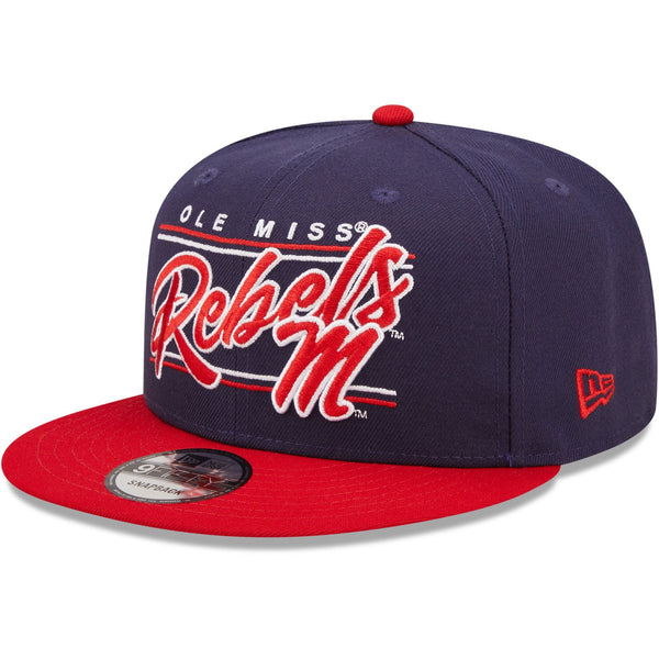 [60269240] Mens New Era NCAA 950 TEAM SCRIPT SNAPBACK - OLE MISS REBELS