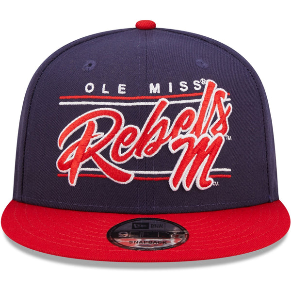 [60269240] Mens New Era NCAA 950 TEAM SCRIPT SNAPBACK - OLE MISS REBELS