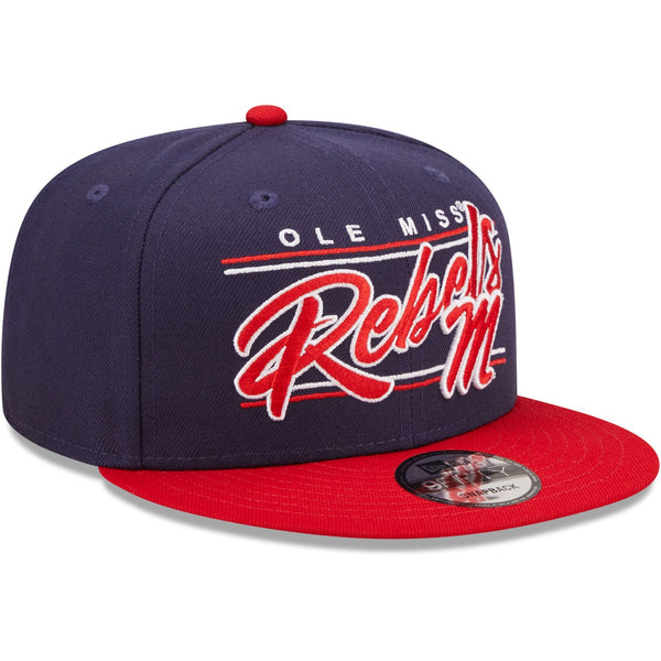 [60269240] Mens New Era NCAA 950 TEAM SCRIPT SNAPBACK - OLE MISS REBELS