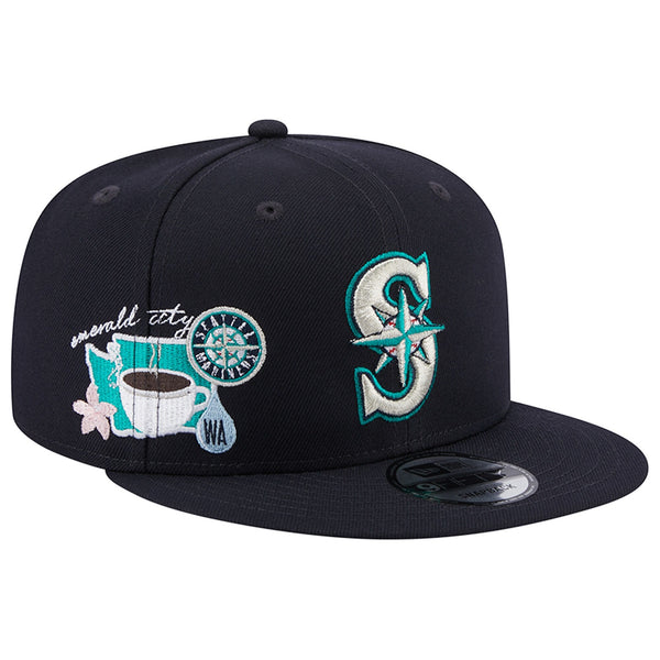 [60311054] Mens New Era MLB SEATTLE MARINERS 950 SNAPBACK 'EMERALD CITY' - NAVY
