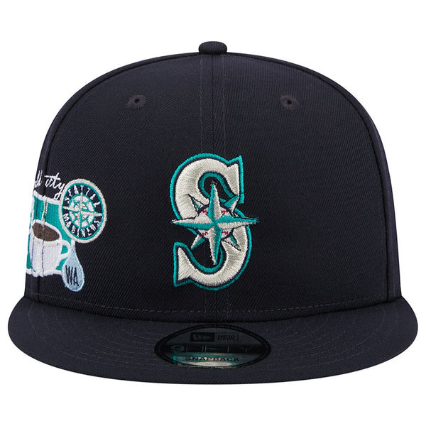 [60311054] Mens New Era MLB SEATTLE MARINERS 950 SNAPBACK 'EMERALD CITY' - NAVY