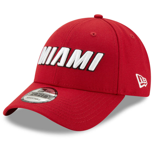 [12154493] Mens New Era NBA 9Forty Adjustable - Miami Heat